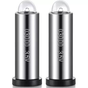 웰치 알린과 호환되는 펀터리 할로겐 교체 전구 2개 3.5V 램프 타입 03000u 오토스코프