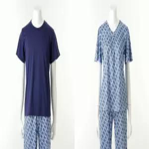 솔브 기하나염 실내복 상의 커플 세트 VEVS124MVEVS124WNBCSG