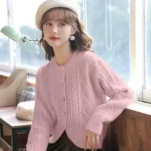 아트박스/신상오픈런 여성용 따뜻한 봄가을 루즈핏 니트 가디건