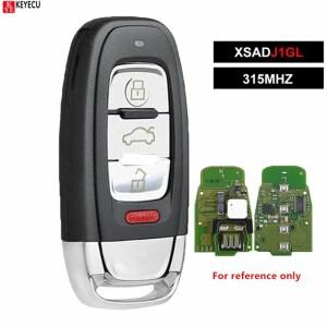 KEYECU XSADJ1GL VVDI 754J 315MHZ  키 FOB BCM2 어댑터 Audi A6L A7 Q5 A4L A8L 2013 2016-2019
