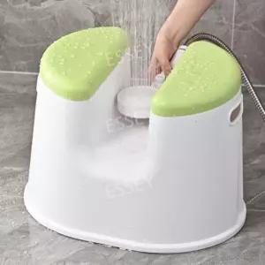 좌욕의자 욕실 그린 엉덩이 핑크색 학생 씻기 청결 세척의자