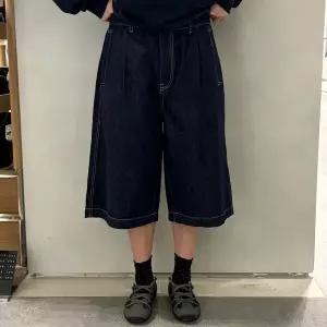 [국내정식매장] 캉골 바지 Kangol 그라운드 데님 버뮤다 쇼츠 4067