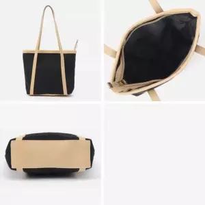 [라일리] Rly 토트백 블랙 사각캔버스백 학생캔버스백