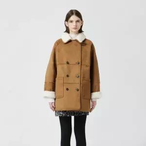 [롯데백화점]씨씨콜렉트 인조 스웨이드 더블 무스탕 C254PSJ614