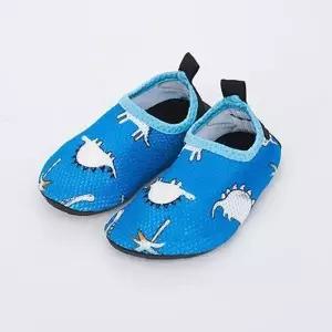 유아 워터슈즈 공룡무늬 파랑 물놀이화 미끄럼방지 수영장 해변 여름신발