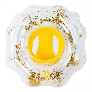 유아 보행 보조 튜브 꽃무늬 투명 안전 손잡이 여름 물놀이 장난감 수영장용