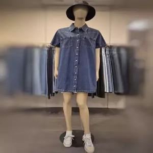 [리바이스]리바이스 여성 웨스턴 데님 원피스  006LG-0001 다크블루 (46165678)