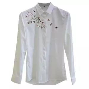 기모와이셔츠 남성용 나비 캐주얼 꽃 드레스셔츠