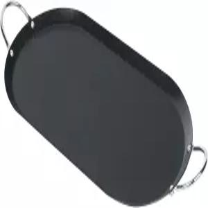 레스토랑웨어-메트 럭스 20.4 x 8.8 인치 이중 버너 그릴 논스틱 플랫 탑 1 개 - 오픈 파이어 및