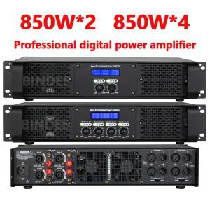 850W 전문가용 고출력 앰프 공연 웨딩 무대 방송 홈 엔터테인먼트 노래방 야외 앰프