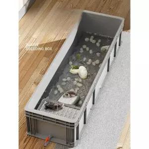 거북이 사육장 80cm 애완용 탱크 오픈형 어항 안전한 표준