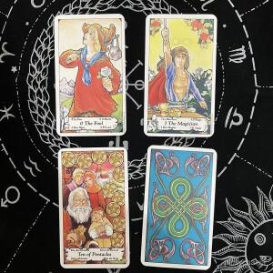 핸슨 로버츠 타로 카드 영어 버전 점술 갑판 엔터테인먼트 파티 보드 게임 박스 당 78 개 10.3x6cm