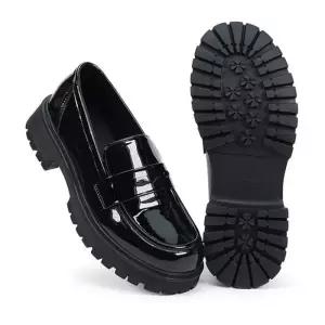 [라일리] Rly 여성구두 로퍼 에나멜 무광 2타입 키높이구두 쿠