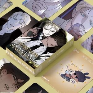 50 개/세트 아나스타샤 카드 게임 애니메이션 한국어 만화 놀이 최상급의 인쇄 Lomo 사진 타로 장난감 컬렉