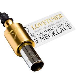 스트레스 해소, 마음챙김 및 명상을 위한 LOVETUNER 528Hz 호흡 목걸이 | 불안, 집중, 평온 이완을 사운드 힐링 호루라기 정서적 웰빙, 내면의 평화 균형 호흡, 증진, 528Hz, 소리 솔페지오 러브 주파수
