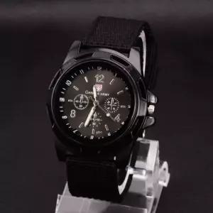 야광 아날로그 손목 시계 토익 저소음 나토밴드 군대 WMa7+8enR