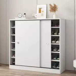 공간활용 틈새신발장 30CM 좁은 절약 깊이 스토리지 도어 홈 초박형