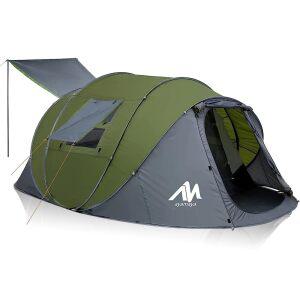 ayamaya 팝업 텐트 4인~6인용 [2도어] 방수 내수압 3000mm UV차단 아야마야 전실 포함 패밀리 원터치 텐트