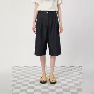 [롯데백화점]씨씨콜렉트 원턱 버뮤다 데님 팬츠_C253PSA402