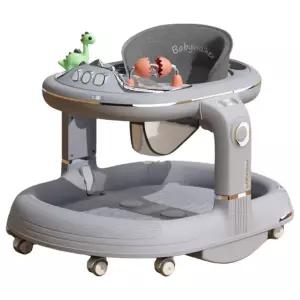 다기능 4-in-1 접이식 아기 보행기 바퀴 의자 유아 학습 보행기