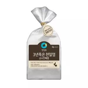 청정원 3년 묵은 천일염 소금 미네랄 조미료 800g MNA