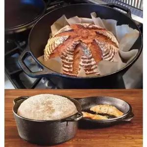 무쇠더치오븐 빵굽는냄비 베이킹팬 양손잡이 주물냄비 제빵 전골 요리