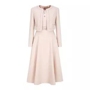 [지고트](광주신세계)JRCA0OP049[울 블레이드 트위드 재킷 원피스]