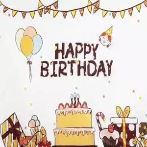 생일 초코 패브릭 포스터 대형 천그림 그림패브릭 포스터패브릭