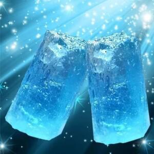 아름다운 바다 사파이어 원석 & 천연 아쿠아마린 크리스탈 레이키 힐링 원석 크리스탈 스톤 미네랄 표본