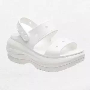 [크록스]공용 메가 크러쉬 샌들 키높이 슬리퍼 207989-100-MO