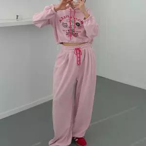 [H스타일](SET)도미노후드세트 봄 여성 트레이닝복세트