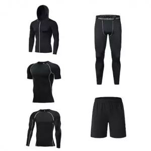 스포츠 운동복 아우터 티셔츠 반바지 레깅스 세트