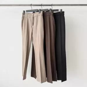 여성 옆밴드 일자 부츠컷 스판 데일리 슬랙스