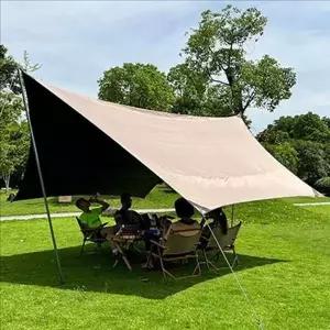 [콩심팥심]대형 캠핑 타프 차량용 차박 타프 사각 암막 그늘막 텐트