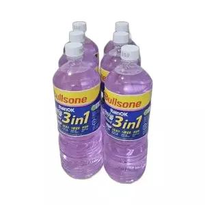 레인OK 3in1 에탄올 코팅 워셔액 1.8L 6개입 사계절용