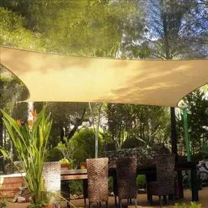 방수 패브릭 썬 쉐이드 차단막 사각 썬 쉐이드 그늘막 차광막