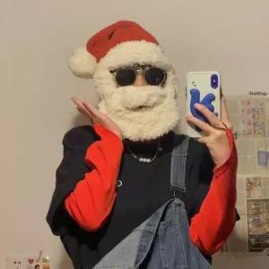 귀여운 크리스마스 산타모자 수염 털 모자 파티 용품 소품 선물