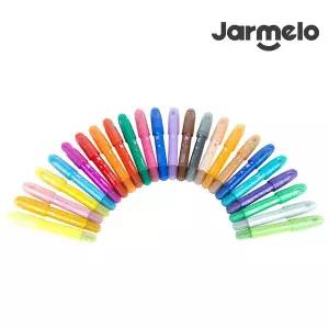 [캐스비][리틀호안미로] 반짝이실크크레용 24색(99773)