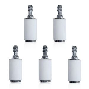 Husqvarna 124C 124L 125C 125E 128C 128R Poulan Craftsman 트리머 잔디 깎는 기계 용 5pcs 연료 필터 530