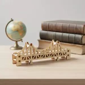 영공방 아기 광안대교 만들기 목재모형 조립 나무 조각 퍼즐 미니어처 YM852 (2개)