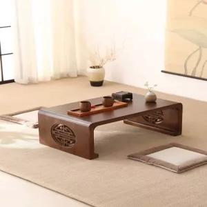 전통찻상 다과상 개다리소반 소반 교자상 전통 원목 술상 좌식