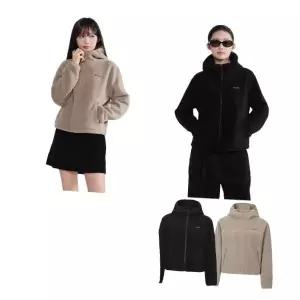 [디스커버리]25년 겨울 신상 여성 테크 플리스 후드자켓/뽀글이점퍼/세미오버핏/후리스/발열/능성캐주얼...