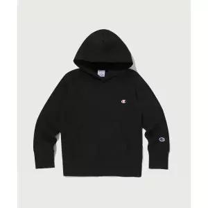 챔피온 CHAMPION KIDS 키즈 C로고 프렌치테리 후드 티셔츠 Black CKTS3FK02BK 677206