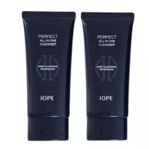 아이오페 맨 퍼펙트 올인원 클렌저 125g 2개 남자 폼클렌징