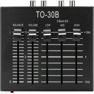 3밴드 이퀄라이저가 장착된 포노 프리앰프 EQ 트레블 미드 베이스가 밸런스 볼륨 컨트롤 rca 입력 출력 5V