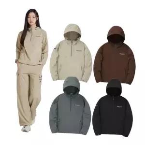[디스커버리][택가 149,000원] 24FW 이월/할인 여성 우븐 에센셜 트레이닝 후드 아노락/반집업 DWTR3604...
