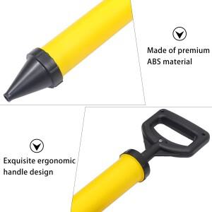 1세트 노란색 벽 이음매 조인트 그라우팅 도구 타일 시멘트 분무기 벽돌 석조 휴대용 모르타르 도포기 에폭