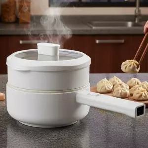 ( )짐머만994 세라믹 멀티쿠커 2단 찜기 라면포트 2.2L 전기냄비