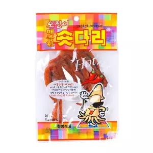 한양식품 매콤한 오징어 숏다리 20g 10개
