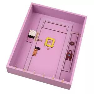 프렌즈굿즈 현관 키박스 열쇠 차키 벽장식 보관 보라 미드 트레이